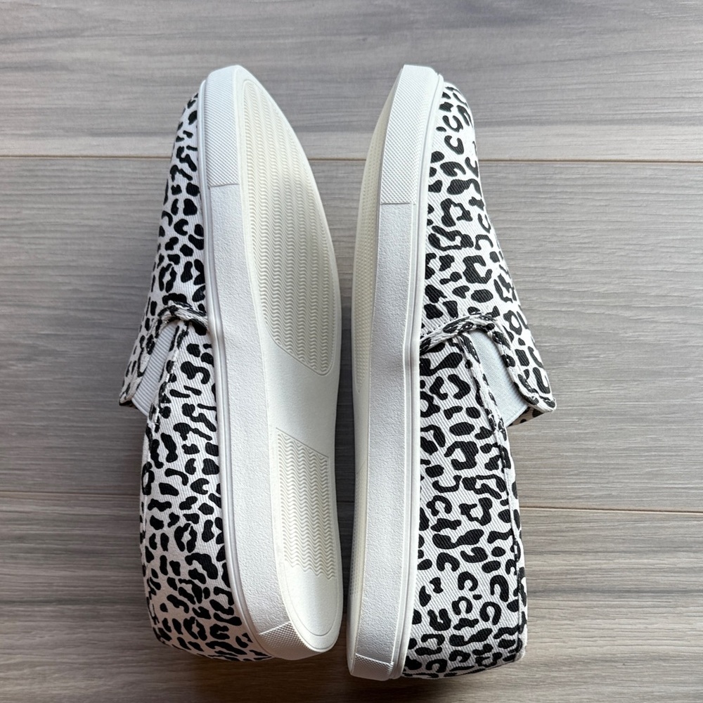 Torrid Women's Black and White Leopard Print Sneakers Size 9.5WW - Picture 5 of 7